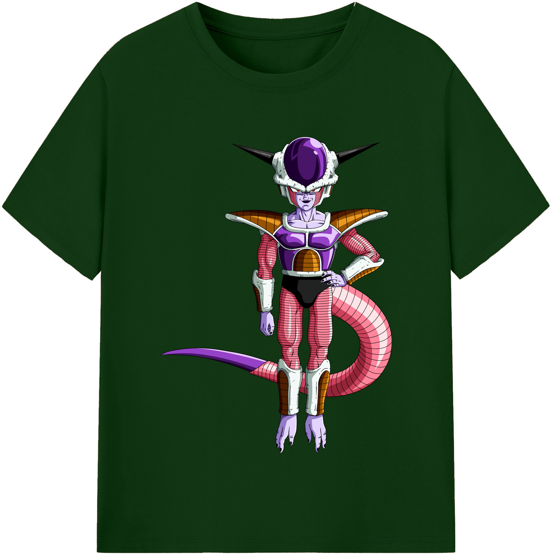 （画像用） ドラゴンボール フリーザ DRAGON BALL Frieza 綿100％半袖Tシャツ（フロントプリント）